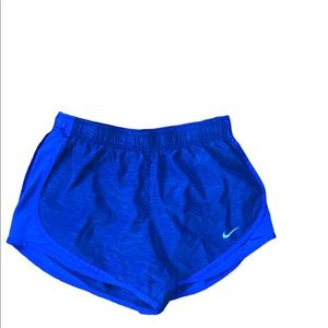 Nike blue running shorts size medium